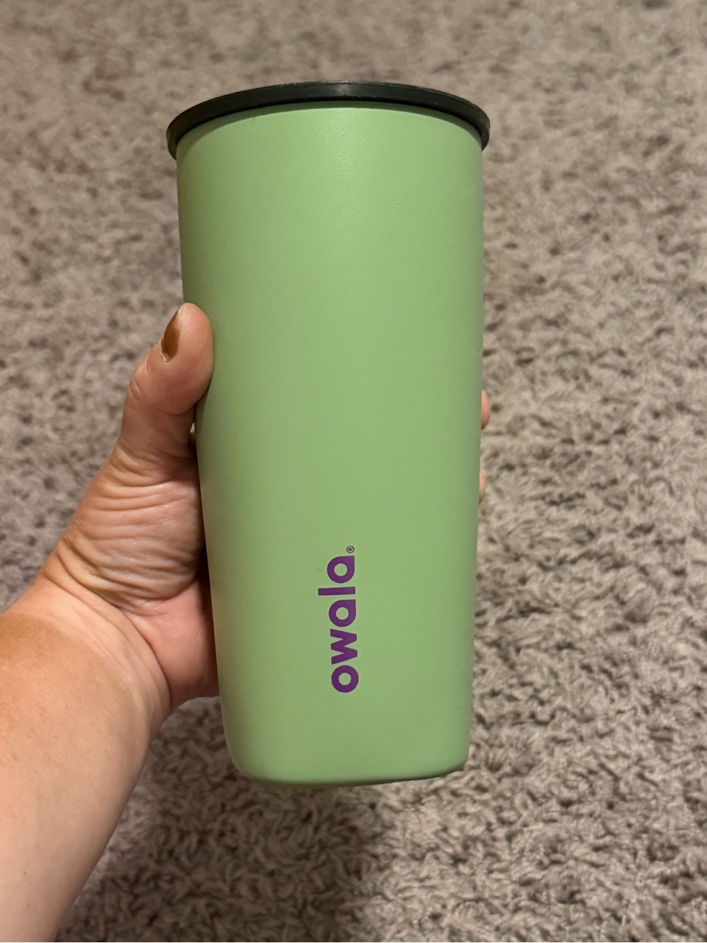 Owala Mint Green Travel Tumbler - Spill-Resistant Coffee Cup